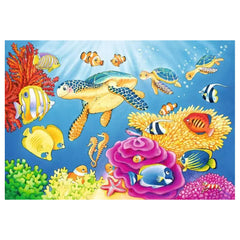 Ravensburger - Puzzles - Kunterbunte Unterwasserwelt - 2x24 Pieces - 4+ Years - Educational Play
