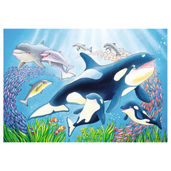 Ravensburger - Puzzles - Kunterbunte Unterwasserwelt - 2x24 Pieces - 4+ Years - Educational Play