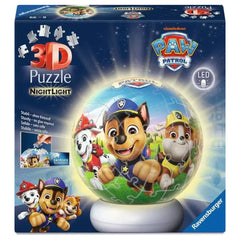 Ravensburger - Puzzles - PAW Patrol 3D Puzzle-Ball Nachtlicht - 6-99 Jahre - Lernspielzeug
