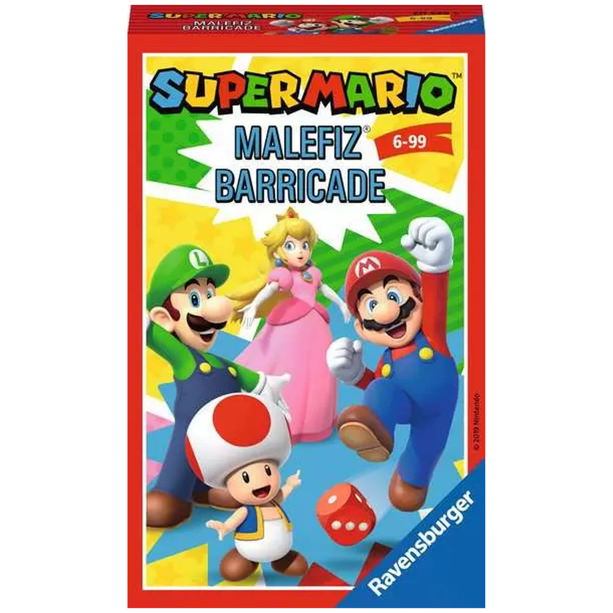 Ravensburger - Super Mario Malefiz Barrikade - Brettspiel - Mehrsprachige Anleitung