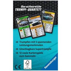 Ravensburger - Super Trump Sportwagen - Brettspiel - Deutsche Edition