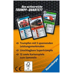 Ravensburger - Super Trump Super Locomotives - Board Game - German Edition