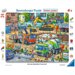 Ravensburger - Es gibt etwas am Bauplatz - 24 Teile - Puzzles
