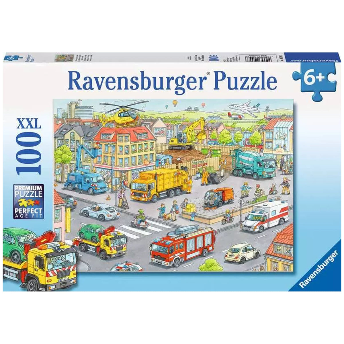 Ravensburger - Vehicles In The City - 100 Pieces - Puzzles