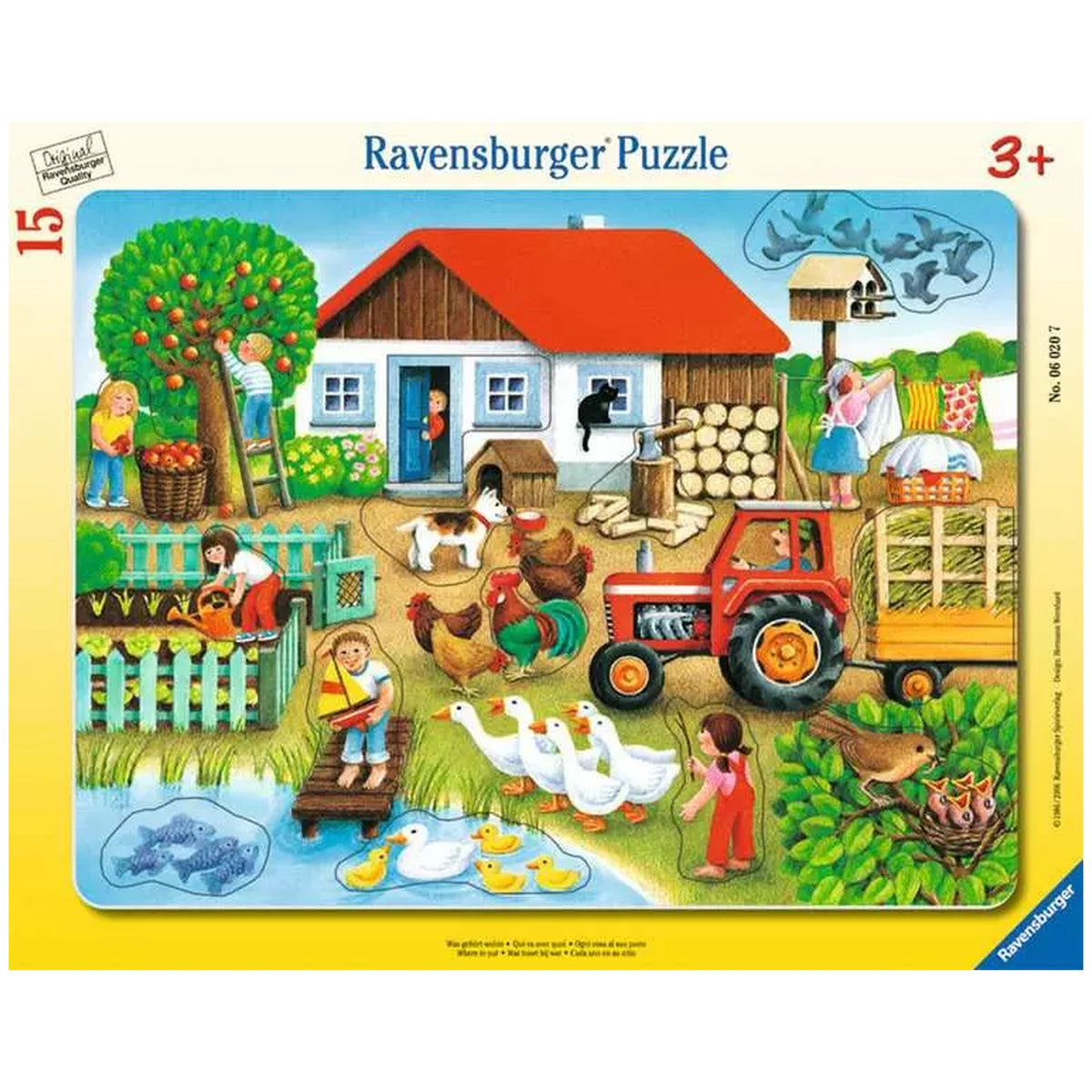 Ravensburger - Was gehört wo - 15 Teile - Puzzles