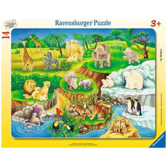 Ravensburger - Zoo Besuch - 14 Teile - Puzzles