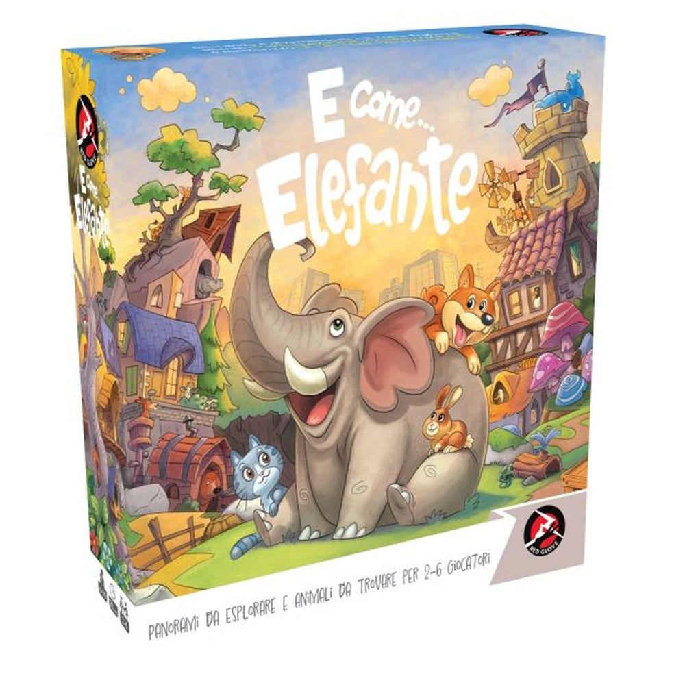 Red Glove - E come Elefante - Brettspiele - 4+ - RG2087 - Italienische Edition
