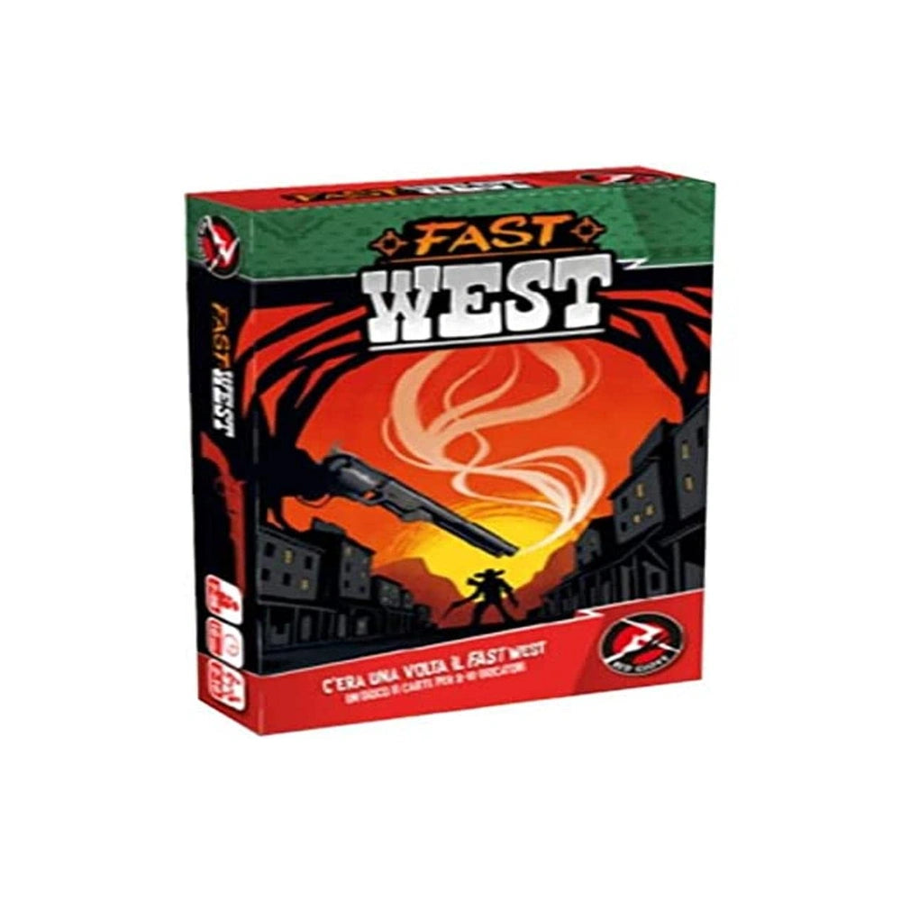 Red Glove - Fast West - Kartenspiele - 7+ - Action - Packtes Duell - RG2077 - Italienische Edition
