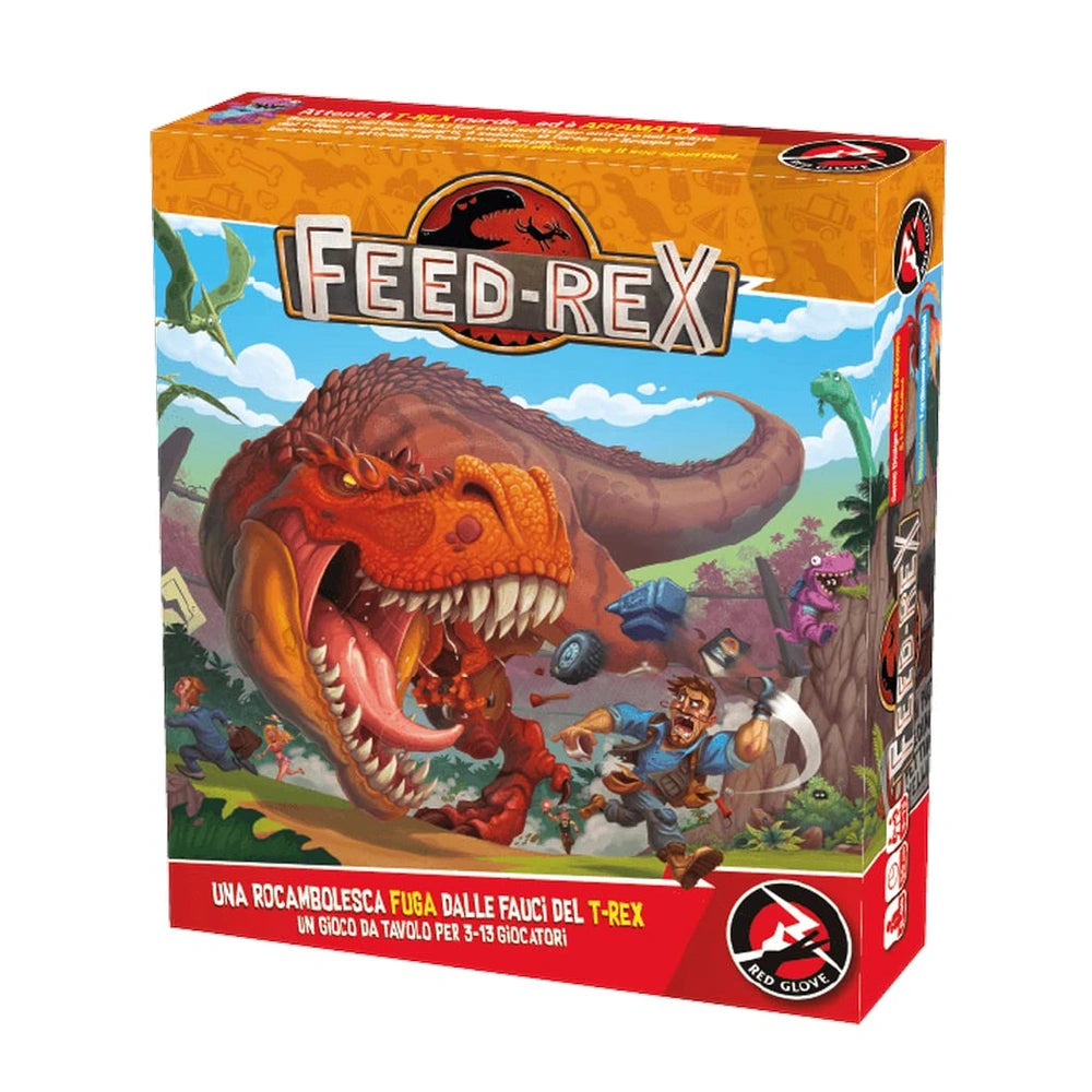 Red Glove - Feed Rex - Kartenspiele - 8+ - RG2079 - Italienische Edition