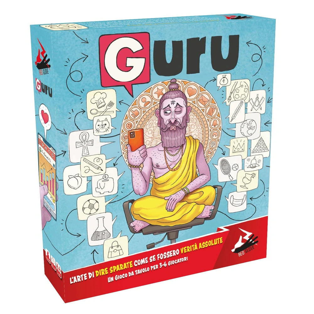 Red Glove - Guru Party Brettspiel - Brettspiele - 10+ - RG2091 - Italienische Edition