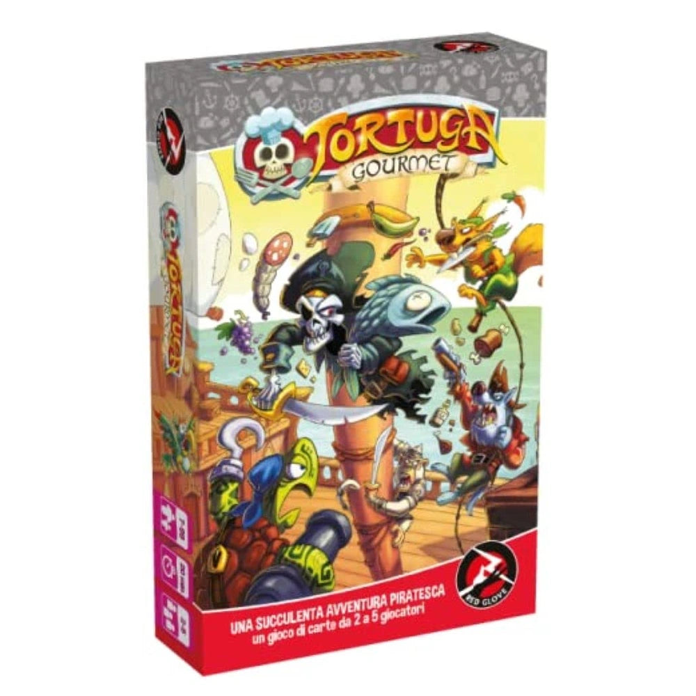 Red Glove - Tortuga Gourmet - Kartenspiele - 7+ - Spaß Piratenkoch Set - RG2060 - Italienische Edition