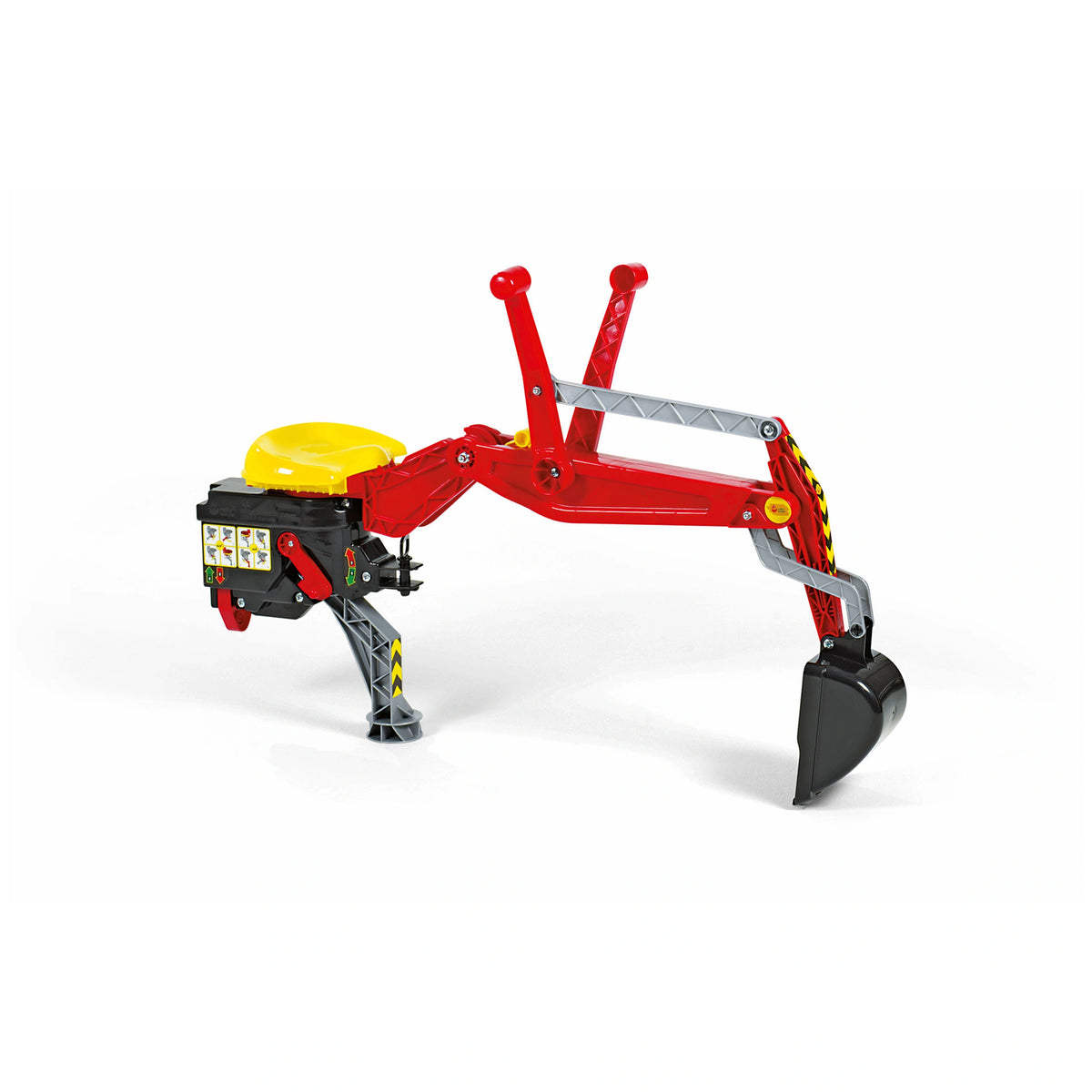 Rolly Toys - Rollybackhoe Functional Excavator Accessory With Stop - Riding Toys