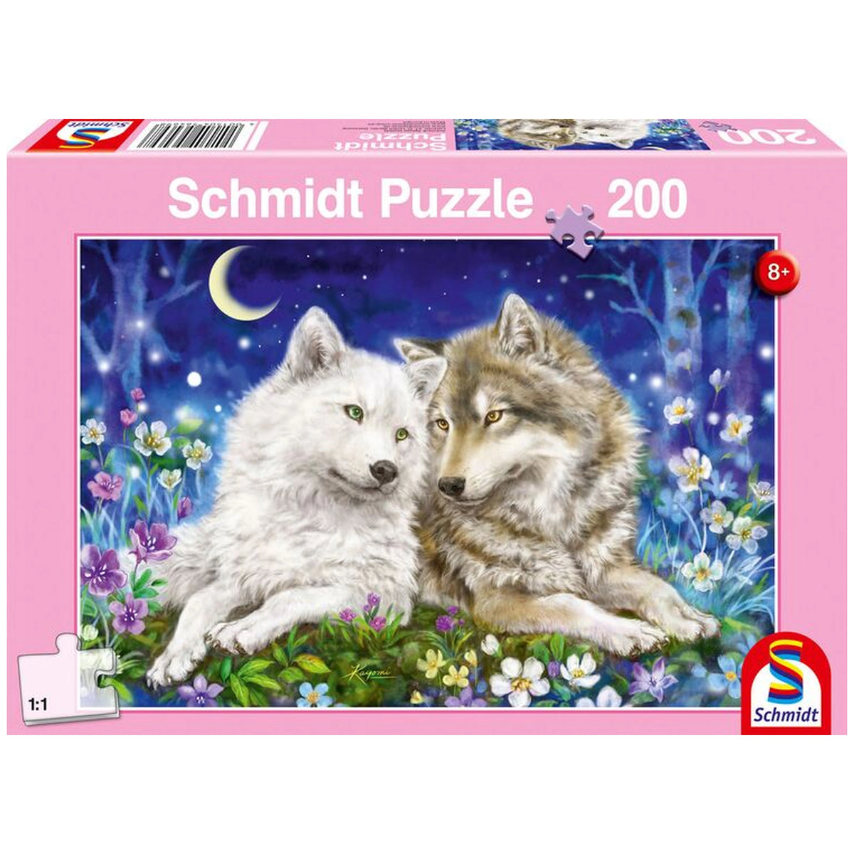 SCHMIDT SPIELE - Kuschelige Wolf Freunde 200 Teile Puzzle - Puzzles