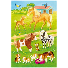 SCHMIDT SPIELE - Meine Bauernhof-Freunde 3x24 Teile Kinderpuzzles - Puzzles