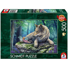 SCHMIDT SPIELE - Der Wolf und der Elf 500 Teile Erwachsenenpuzzle - Puzzles