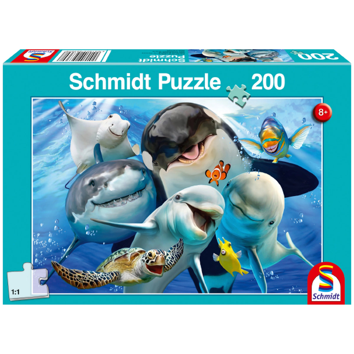 SCHMIDT SPIELE - Unterwasserfreunde 200 Teile Kinderpuzzles - Puzzles