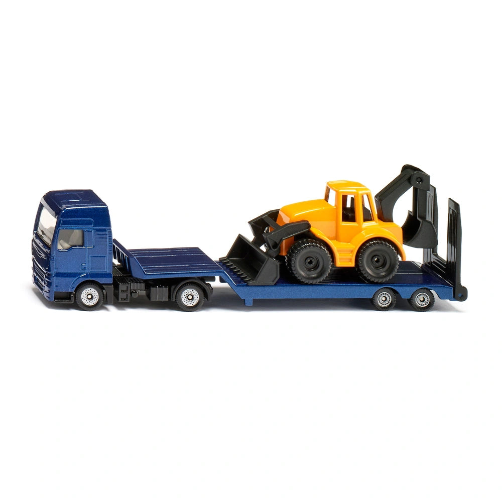 SIKU - Play Vehicles - MAN Truck with Backhoe Loader - 3 Years - Construction Toy
