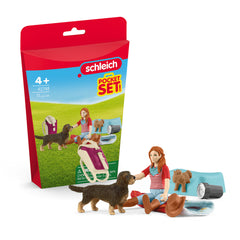 Schleich - Pocket Set Escursione con Cani - Toy Playsets