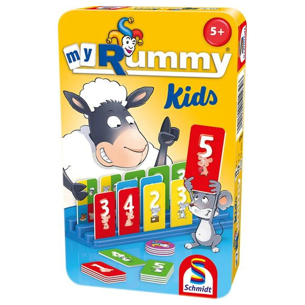 Schmidt Spiele - Board Games - myRummy Kids - Strategy Game - 5 Years - Educational Play