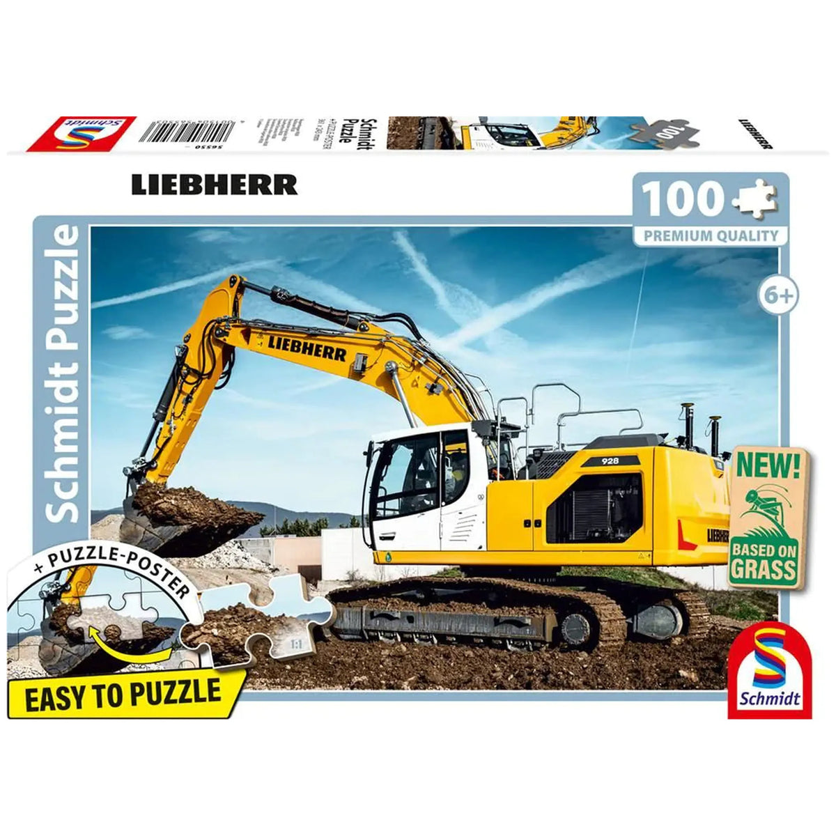 Schmidt Spiele - Crawler Excavator R928 100 Pcs - Puzzles