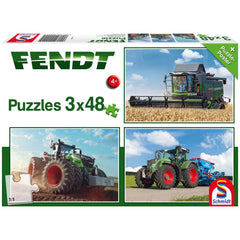 Schmidt Spiele - Fendt 1050 Vario / 724 Vario / 6275L 48 Teile - Puzzles