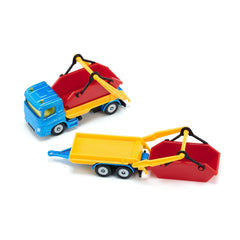 Siku - Truck with skip and trailer - Play Vehicles