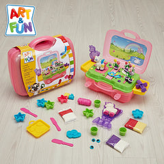 Simba - Art & Fun Unicorn Clay Set in Suitcase - Clay & Modeling Dough