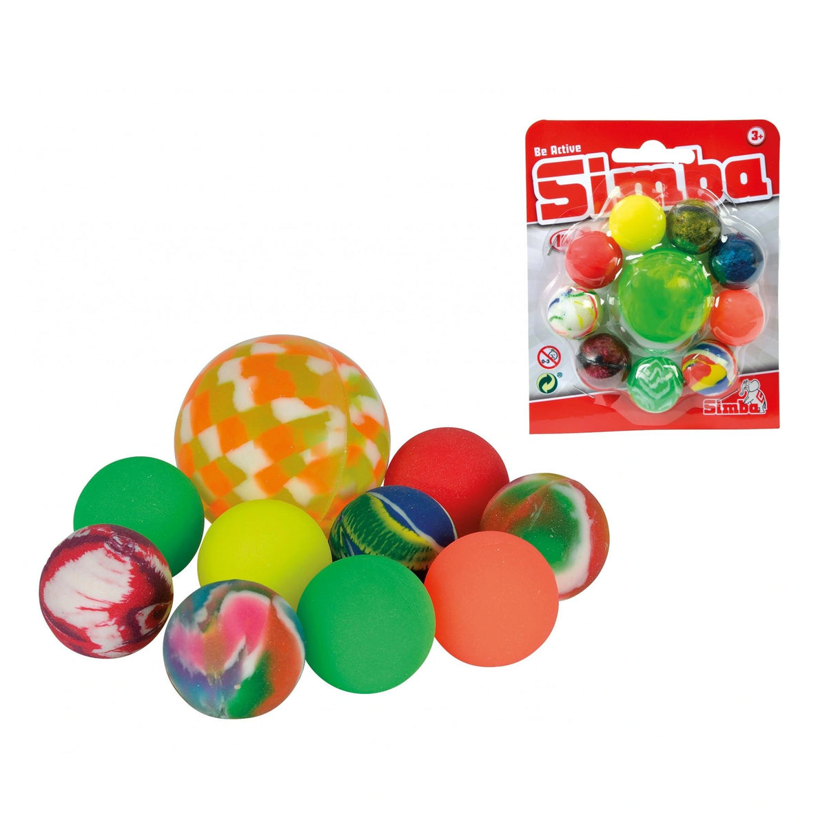 Simba - Bouncing Balls Set 10 Pcs - Outdoor Play Equipment