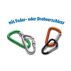 Simba - Campingzubehör - Scout Metallkarabiner Set - 4-teilig - 3 Jahre - Outdoor-Erlebnis