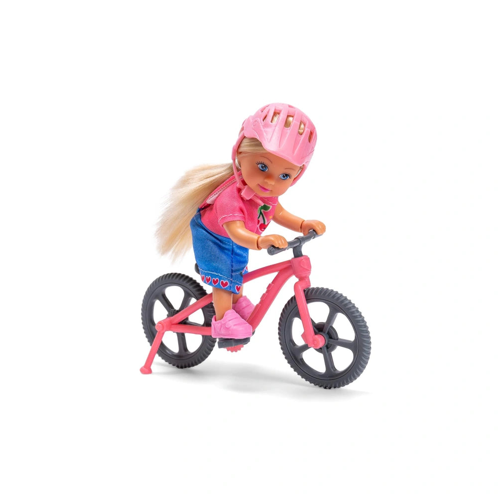 Simba - Puppen-Sets - Evi Love Mountainbike - Pinker Helm - 3 Jahre