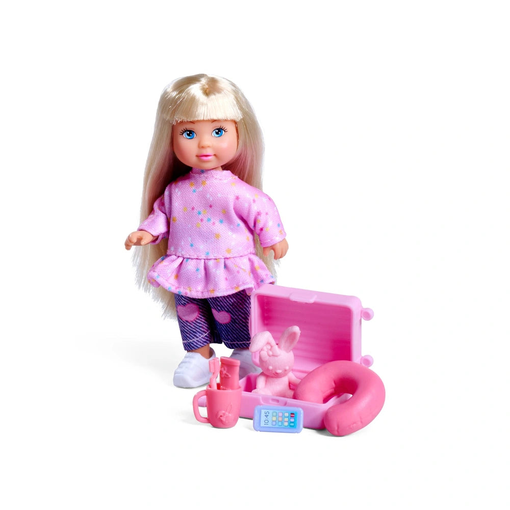 Simba - Dolls Playsets - Evi Love Travel Fun Mini Doll Set - Pink - 3 Yrs