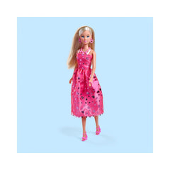 Simba - Puppen - Steffi Love Pink Love Puppe - Funkelndes Herzkleid - 3+ Jahre