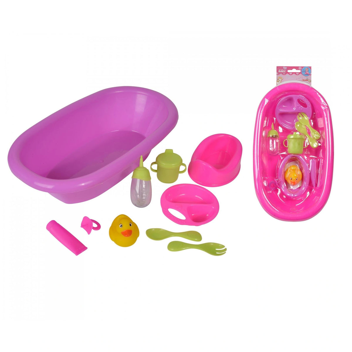 Simba - Neugeborenen-Badewanne für Puppen, 2-ass. - Puppen, Spielsets & Spielzeugfiguren