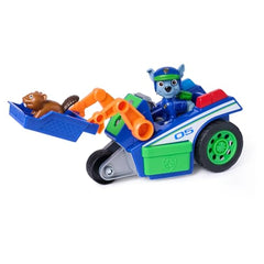 PAW Patrol Search & Rescue – Rocky und Recyclingtruck mit Rückzugsmotor