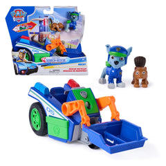 PAW Patrol Search & Rescue – Rocky und Recyclingtruck mit Rückzugsmotor