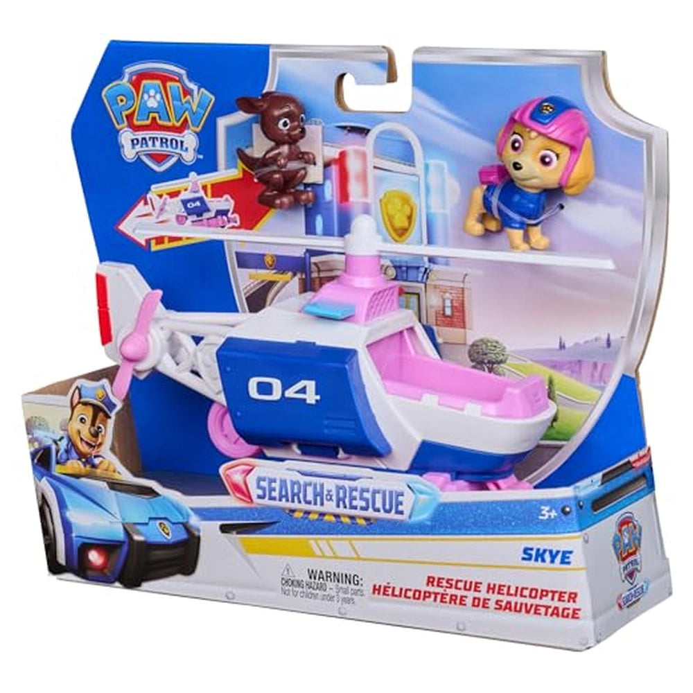 PAW Patrol Search & Rescue – Skye und Hubschrauber mit Rückzugsmotor