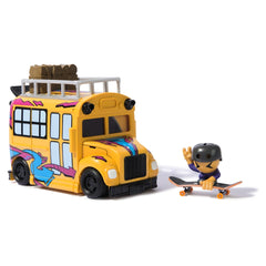 Tech Deck Sk8 Crew – Ultra Sk8 Bus, verwandelbarer 2-in-1-Skatepark