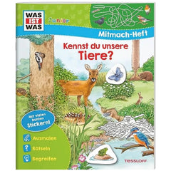 TESSLOFF - WAS IST WAS Junior Aktivbuch - Lernspielzeug - Deutsche Ausgabe