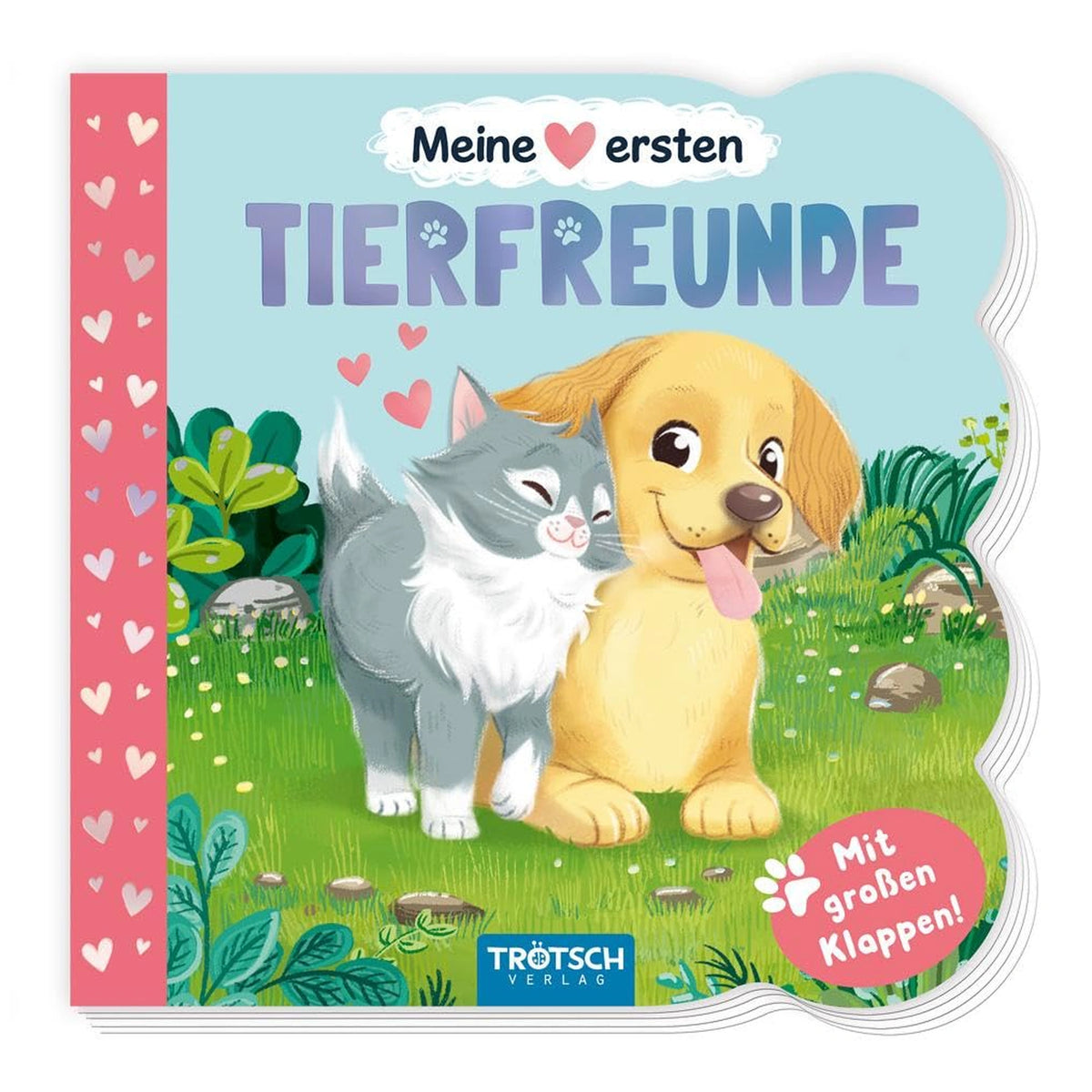 TRÖTSCH - Klappenbuch Meine ersten Tierfreunde - Lernspielzeug