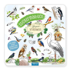 TROTSCH - Sticker Coloring Book Our Bird World - Arts & Crafts - German Edition