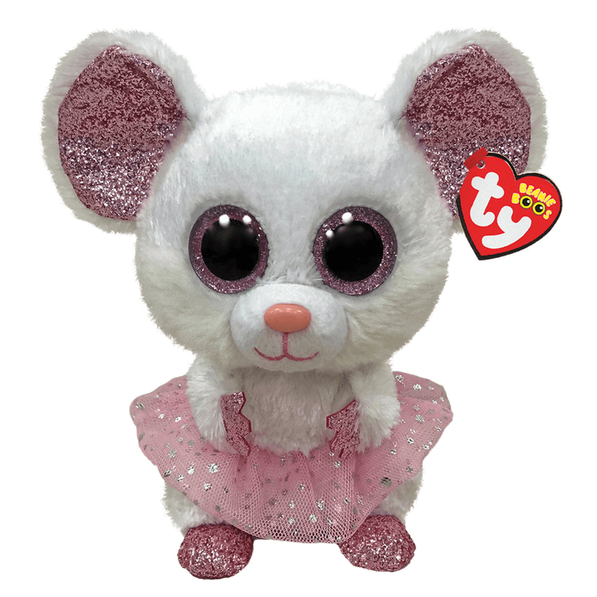 TY - Beanie Boos Nina Ballerina Mouse Plush 15 cm