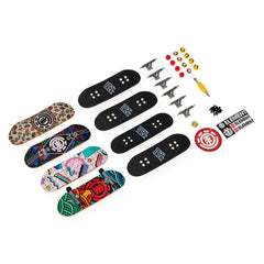 Tech Deck - 96 mm Fingerboard mit authentischen Designs 4er-Pack - gemischt