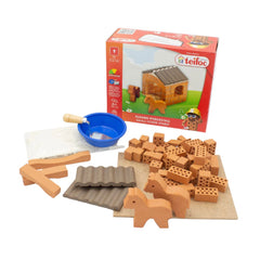 Teifoc - Little horse stable 50 Pcs - Arts & Crafts