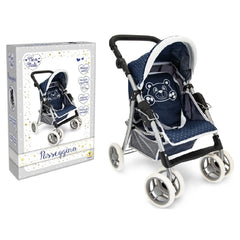 Teorema - Puppen-Sets - Deluxe Puppenwagen - Verstellbarer Griff - 3 Jahre