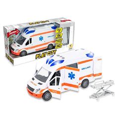 Teorema - Spielfahrzeuge - Krankenwagen - Reibungsantrieb - 3+ Jahre - Lernspielzeug