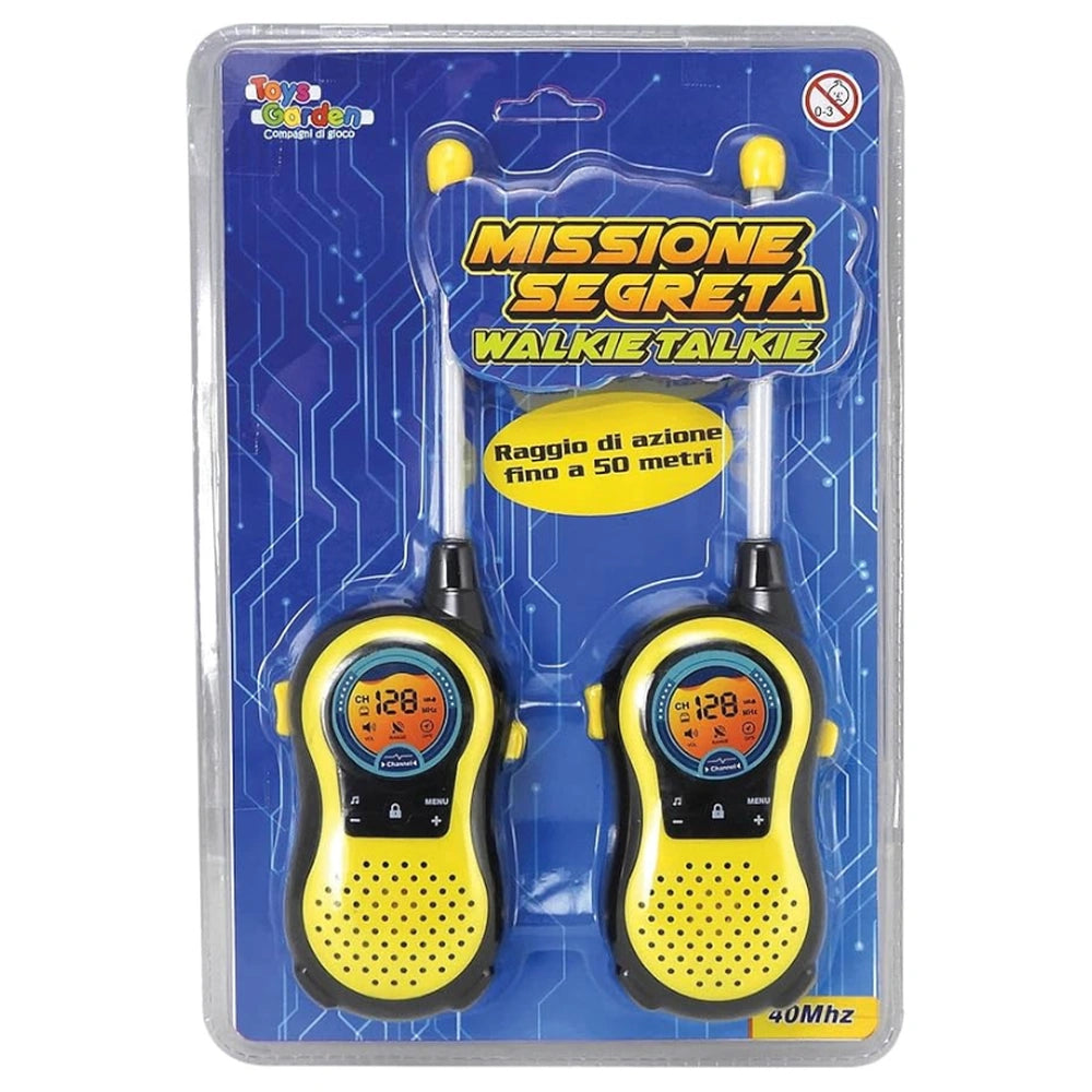 Toys Garden - Gartenspielzeug - Missione Segreta Walkie Talkie - 50m Reichweite - 3+ Jahre