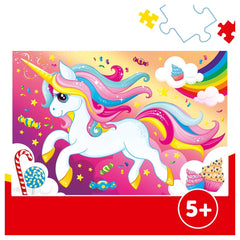Trefl - 100 Teile Puzzle - Schönes Einhorn - Puzzles - 5 - TRF16386