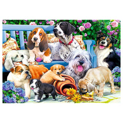 Trefl - Hunde im Garten - Puzzles - 14 - TRF10556