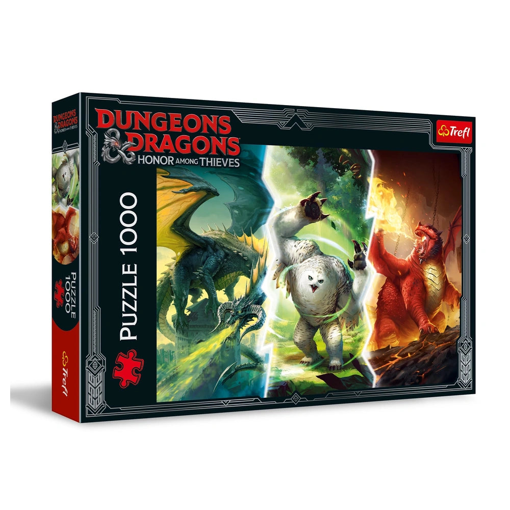 Trefl - 1000 Piece Puzzle - Dungeons & Dragons Legendary Monsters of Faerun - Puzzles Age +14 - TRF10763