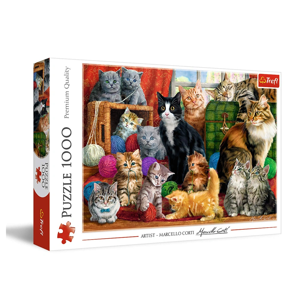 Trefl - Feline Meeting - Puzzles - 14 - TRF10555